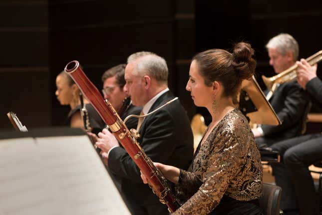 Orpheus Chamber Orchestra's bassoon section