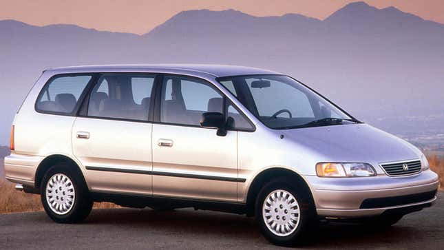 A Honda Odyssey minivan. 