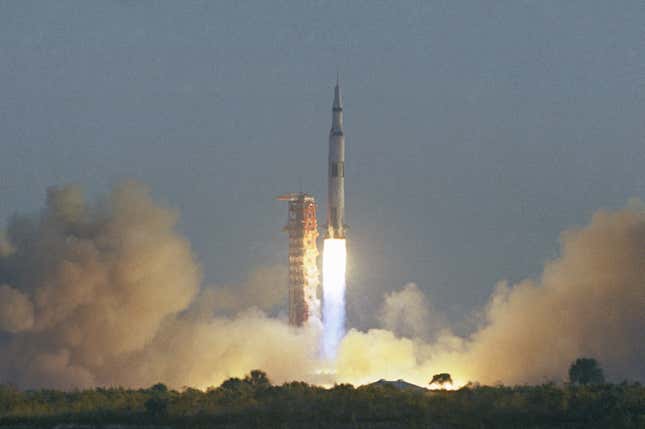 Image for article titled Remembering Saturn V, the Rocket That Took Us to the Moon