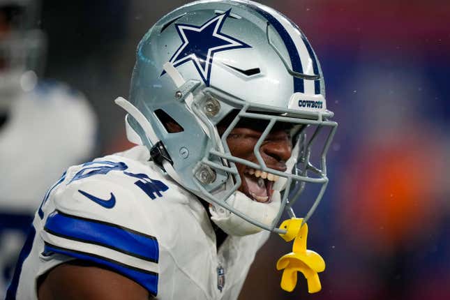 The Dallas Cowboys were all smiles after a 40-0 win over the rival New York Giants
