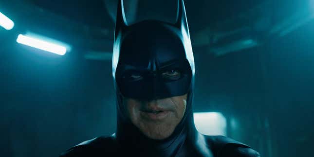 Michael Keaton as Batman in 2023's The Flash.