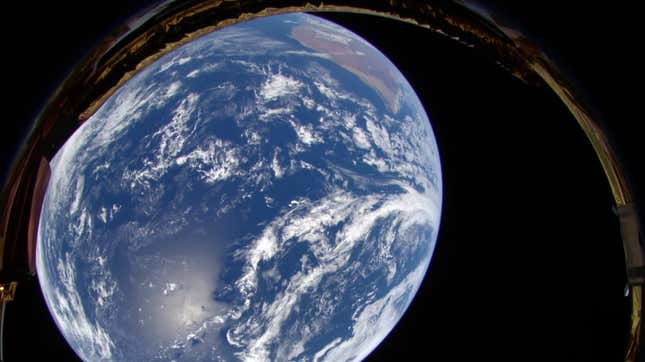 Hakuto-R snapped this view of Earth after launching in December.