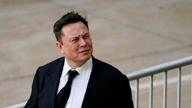 Elon Musk looking confused