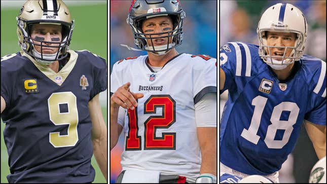 Drew Brees / Tom Brady / Peyton Manning