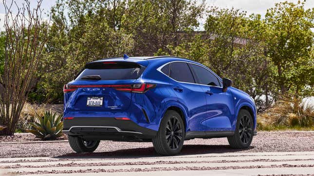 Image for article titled The New Lexus NX Doesn't Look That New, Until You Climb Aboard