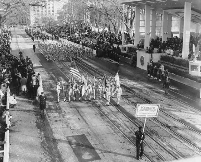The inaugural Parade, 1961.