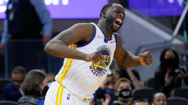 Draymond is loving all the no-calls.