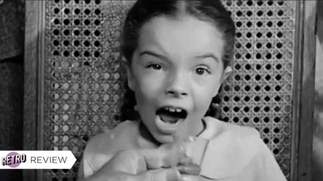 Young Sandy Descher screaming as the Ellinson girl in 1954's horror film Them!