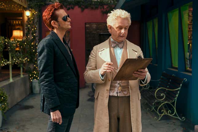 Image for article titled Good Omens' Michael Sheen and David Tennant Are Just as Excited as You for Season 2