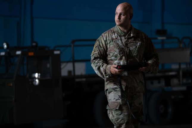 Imagen para el artículo titulado Los perros robot pronto podrían patrullar una estación de la Fuerza Espacial de EE.UU.