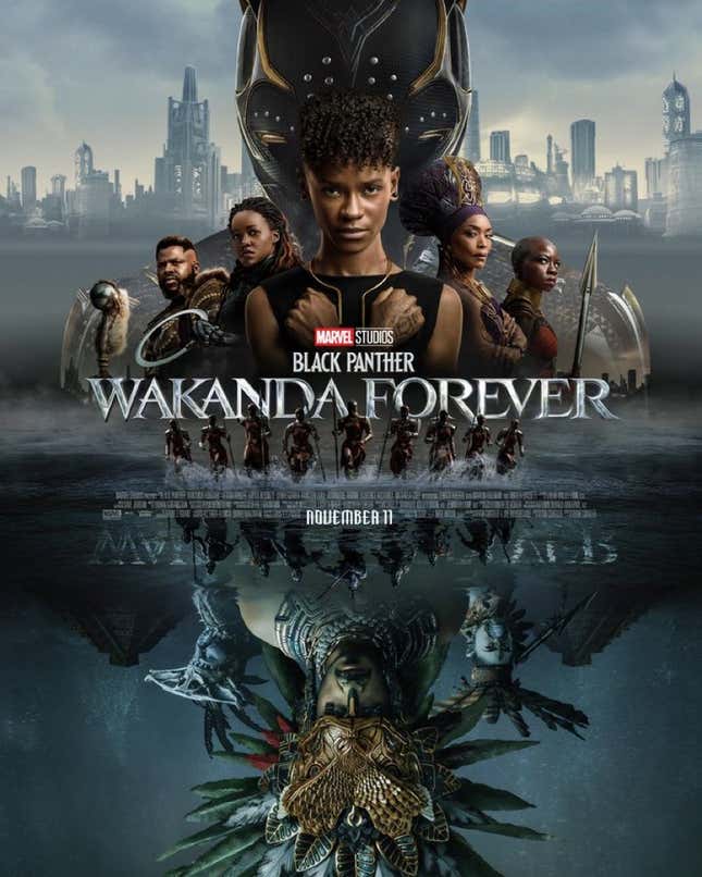 Imagen para el artículo titulado El tráiler de Black Panther: Wakanda Forever nos muestra a la nueva Pantera Negra