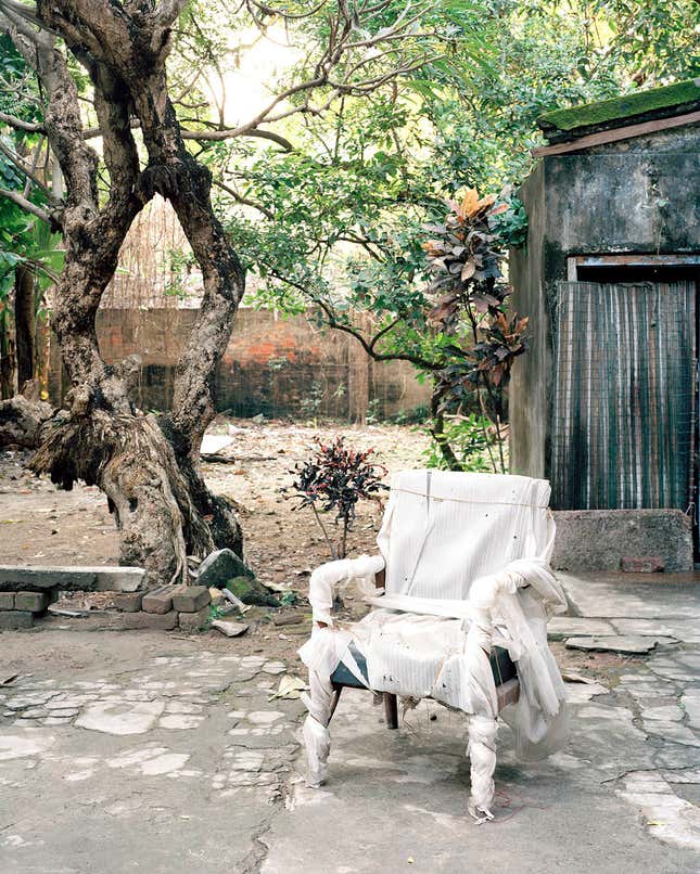 Nandita Raman. Manik da’s chair From “Film Studio Series”, 2013-2014.