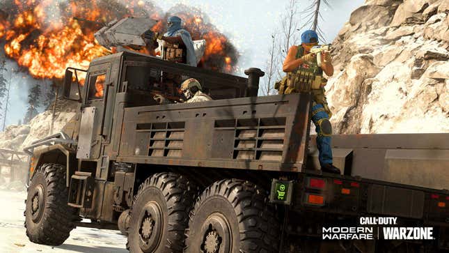 Image for article titled Call Of Duty Warzone&#39;s Big Trucks Have Become A Popular (And Annoying) Way To Win