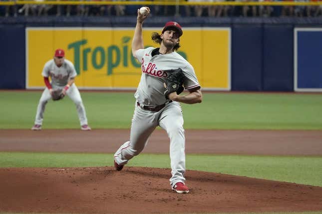 Aaron Nola fans 12 as Phillies take down Rays