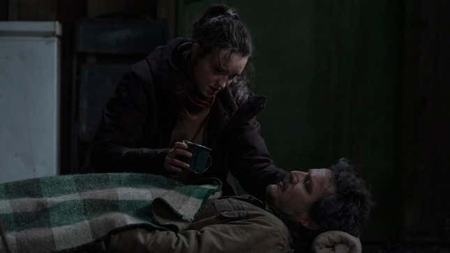 ellie helping Joel