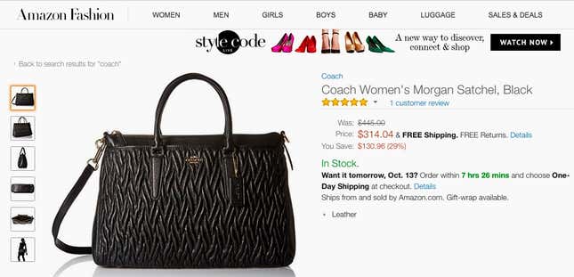 Discounted, of course.
