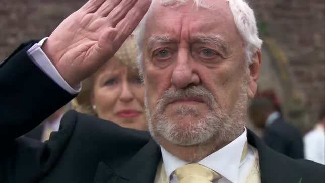 Bernard Cribbins as Wilfred Mott in the Doctor Who special The End of Time.