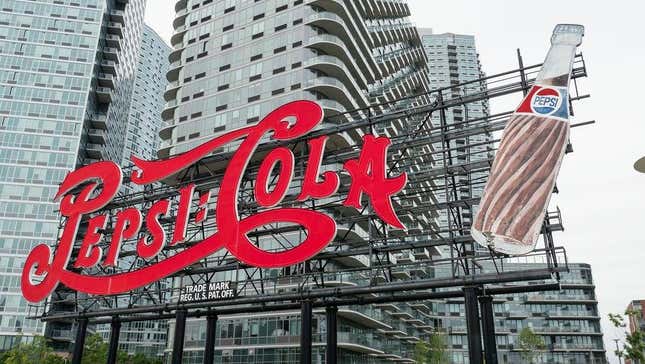 Vintage Pepsi-Cola sign