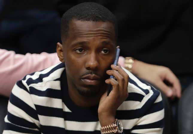 Sports agent Rich Paul, who represents several NBA players including LeBron James. 