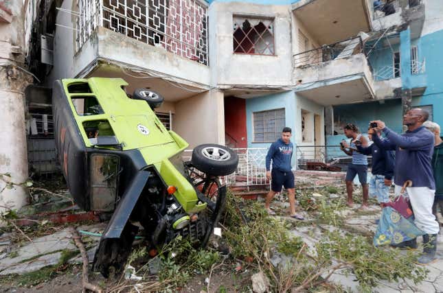 Image for article titled Photos: The aftermath of a rare and deadly tornado in Havana