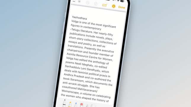 Image for article titled 9 of the Best (but Hidden) Notes App Features on Your iPhone