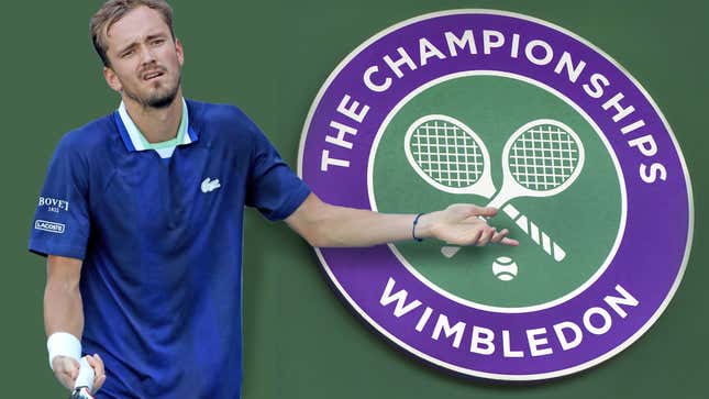Daniil Medvedev won’t be allowed to play at Wimbledon.