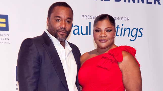 Lee Daniels, Academy Award-nominated Producer/Director, and Mo’Nique, Academy Award-winning actor, pose for a photo at the 14th Annual Human Rights Campaign National Dinner at the Washington Convention Center on October 9, 2010 in Washington, DC. (Photo by Paul Morigi/WireImage)