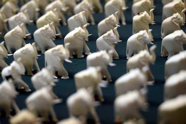 Sites like Craigslist hide illegal ivory items.