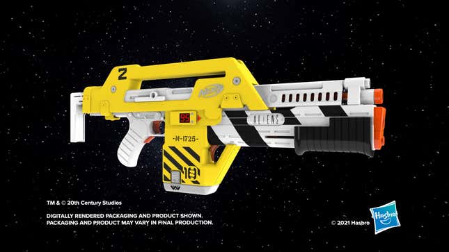 Image for article titled Nerf’s Aliens Pulse Rifle Won’t Stop a Xenomorph, But Will Make Sci-Fi Dreams Come True