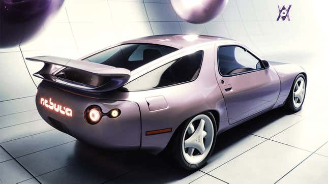 Image for article titled Porsche's Latest Art Car Thrusts the 928 Into the Y2K Era