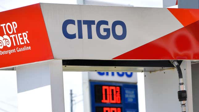 A Citgo station on May 13, 2021, in Dallas, Georgia. Photo: Mike Stewart (AP)