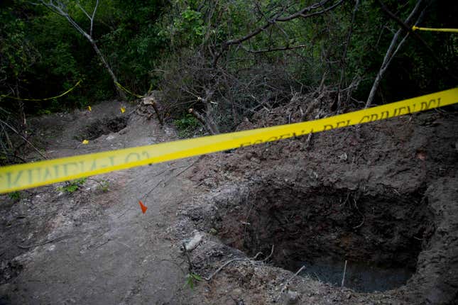 Graves found near the garbage dump.