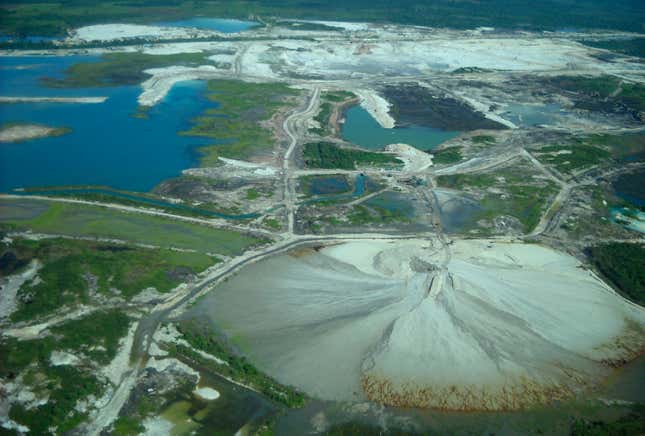 The island of Billiton in 2010