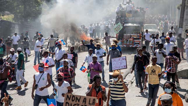 Image for article titled Haiti Faces Constitutional Crisis After Assassinated President Refuses To Step Down