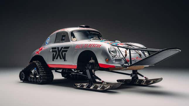 Image for article titled The Polar Porsche Is Ready To Run On The Ice In Antarctica