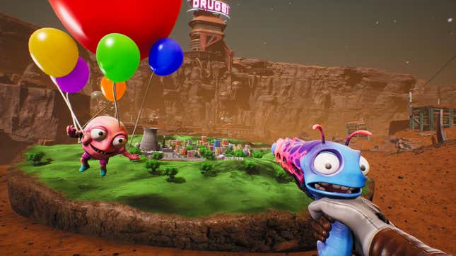 High On Life's Warp Discs let you load in stuff like Cutie Town