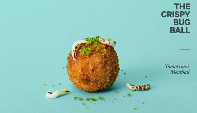 Image for article titled Photos: What your food will look like in 2035, told through meatballs
