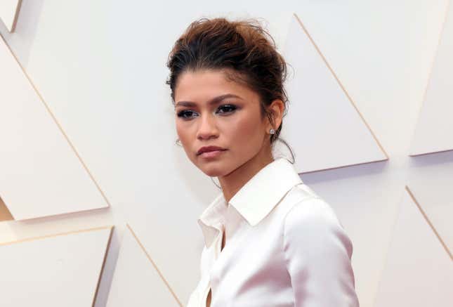 Zendaya attends the 94th Annual Academy Awards at Hollywood and Highland on March 27, 2022 in Hollywood, California. (Photo by David Livingston/Getty Images)