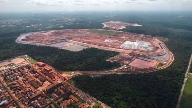Image for article titled Mining Aluminum for the Ford F-150 Lightning Is Allegedly Making Thousands in the Amazon Rainforest Sick