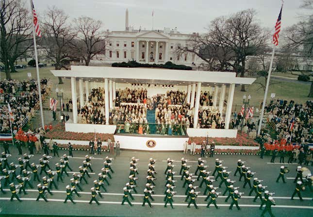 Ronald Reagan inauguration, 1981.