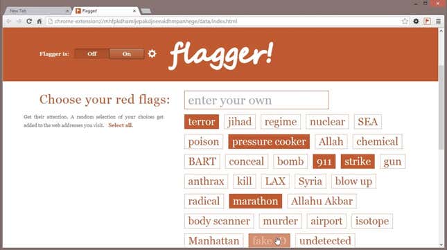 With Flagger, making yourself look like a target is the new hiding in plain sight.