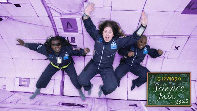 People float in zero gravity. AstroAccess is working to make spaceflight accessible to disabled people.