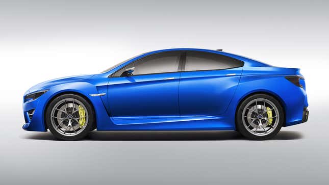 2013 Subaru WRX concept side profile view