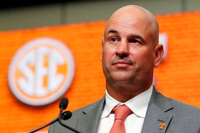 Jeremy Pruitt, former Tennessee coach and man of hilariously poor excuses