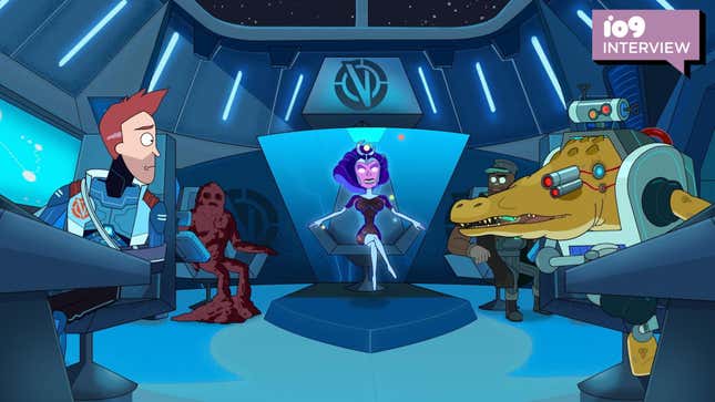 The Vindicators on their ship