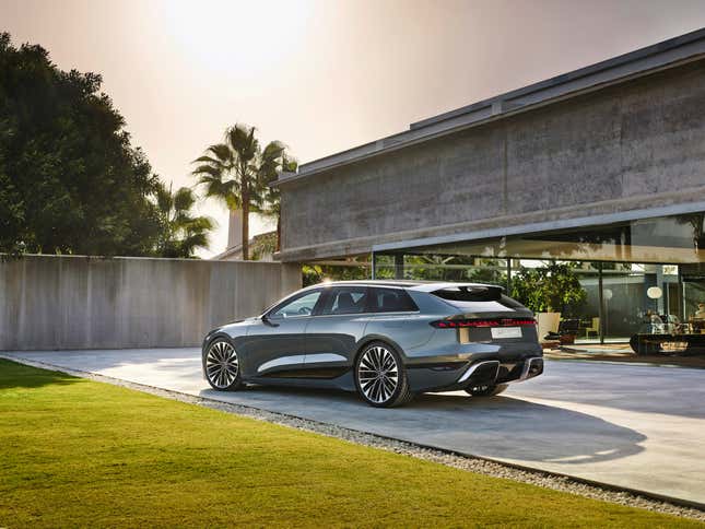 Image for article titled I'm Going To Need Audi To Give Us This Gorgeous A6 Avant E-Tron