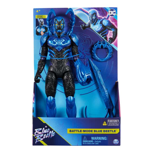 Image for article titled DC Studios' Blue Beetle Merch Teases Ancient Powers and Superhero Action