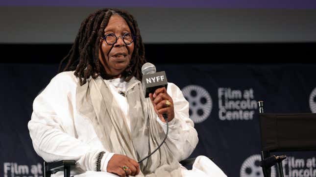 Whoopi Goldberg takes part in the “Till” press conference on October 01, 2022 in New York City. 