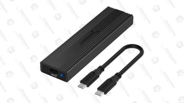 Sabrent NVMe SSD Enclosure | $23 | Amazon