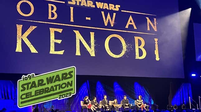 The cast of Obi-Wan Kenobi at Star Wars Celebration